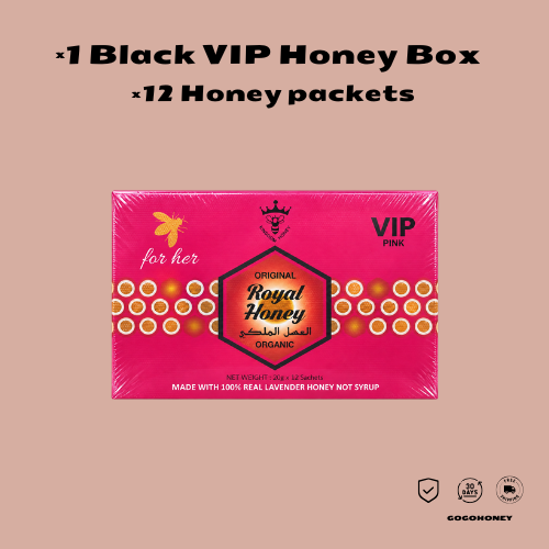 Pink VIP Blend - Premium Honey Packets (12 Sachets)