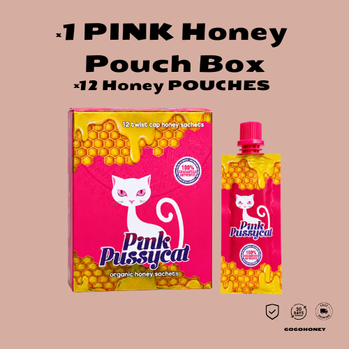 Pink Honey - Premium Honey Pouches (12 Pouches)