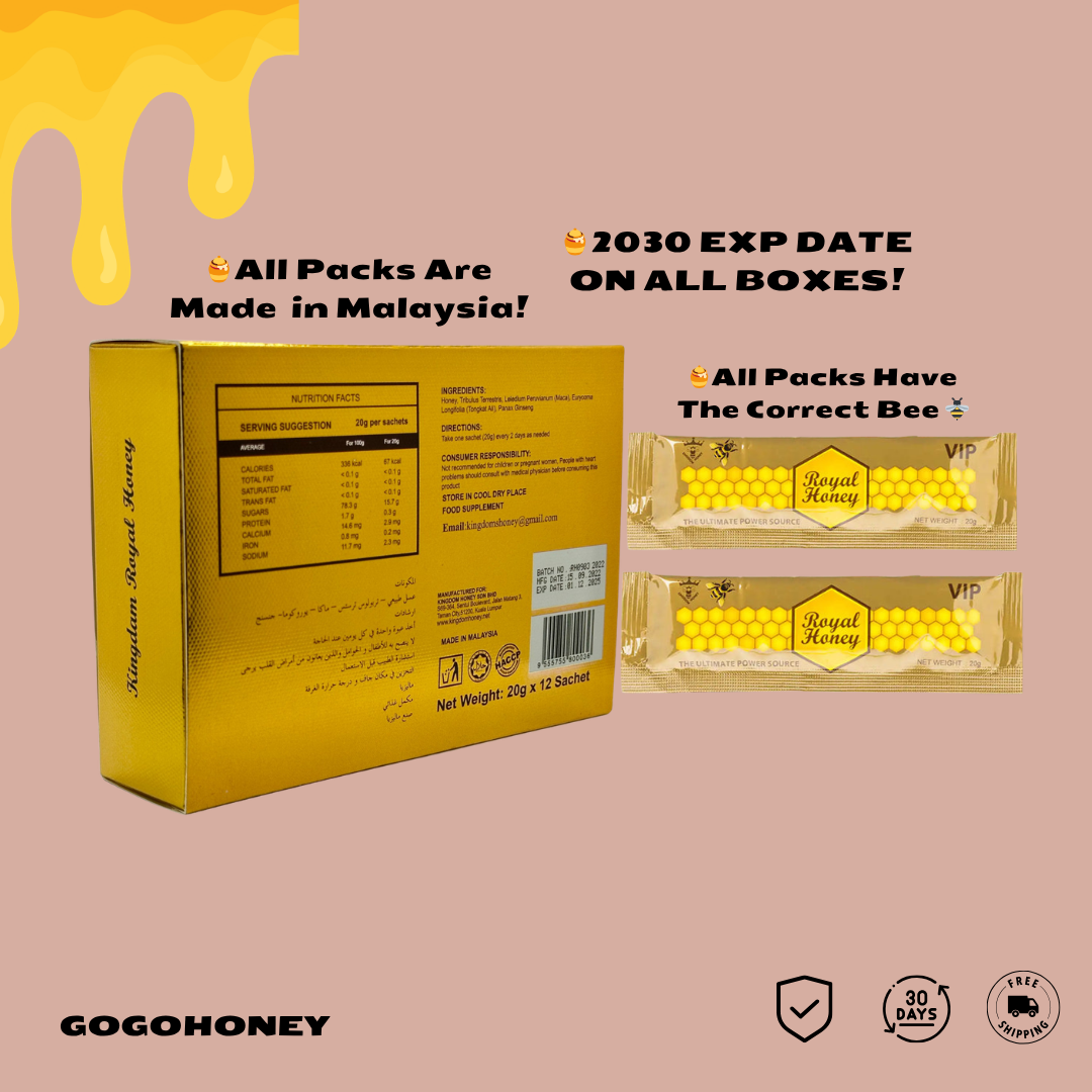Gold Blend - Premium Honey Packets (12 Sachets)