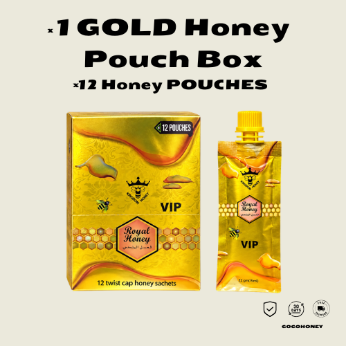 Gold Honey - Premium Honey Pouches (12 Pouches)