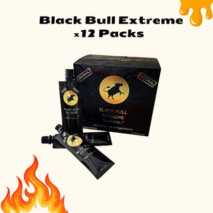 Black Bull Honey - (12 Sachets - 20 Gram) Honey For Him