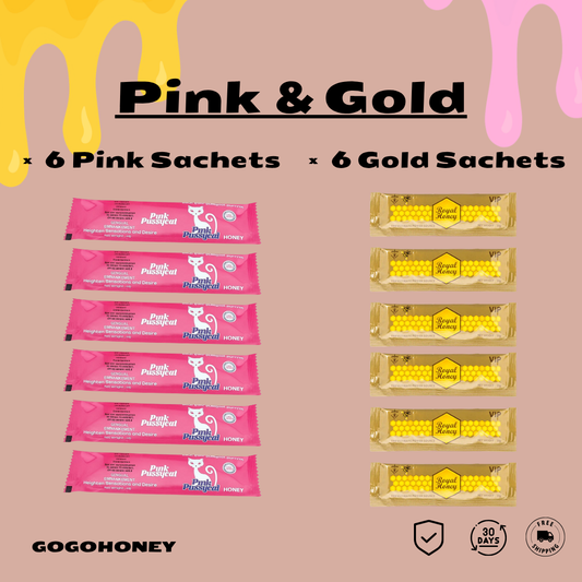 Pink & Gold 12 Sachets Bundle